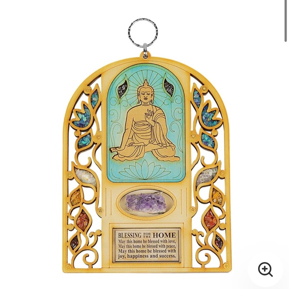 Karma Luck Crystal Buddha Home Blessings Decor - Picture 1 of 6